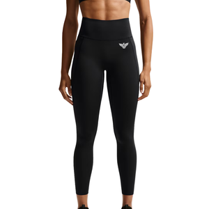 Leggings de yoga pour femmes, noirs, fins, tricotés, à taille haute, extensibles, pour la gym, le fitness, la course à pied, l'entraînement, vêtements de sport compressifs - Product Image 1