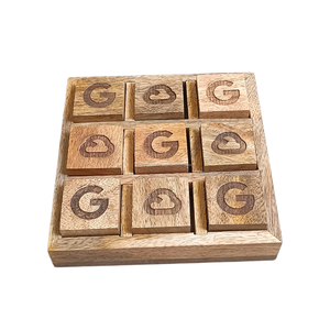 Tablero de Juego Tic Tac Toe de Madera, Portátil, Ecológico y Duradero, Hecho a Mano, con Piezas Magnéticas - Product Image 2