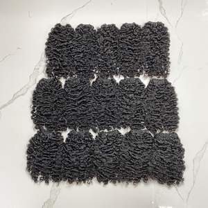 Extensiones de cabello humano vietnamita doble dibujado rizado birmano sin tejido químico cutícula del cabello alineada buen precio para mujeres negras - Product Image 4