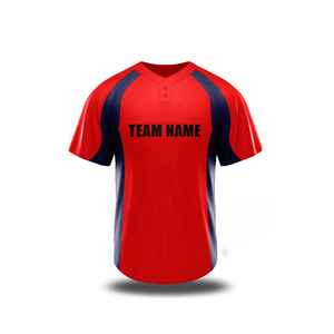Nueva Camiseta de Béisbol Unisex Personalizada, Ropa Deportiva Corta Estampada para Adultos, Venta al Por Mayor a Bajo Precio, Material 100% Poliéster - Product Image 4