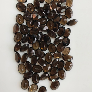 Natural Brown Smoky Quartz 8x6MM Oval Cut Best Quality Custom Acceptable Loose Gemstone for Jewelry Making - Product Image 5