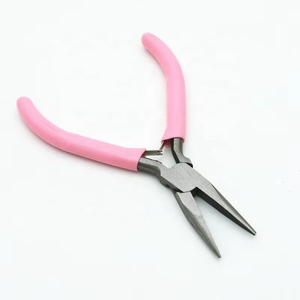 Pink <b>Mini</b> Jewelry Pliers Stainless Steel Precision Wire Cutters DIY Craft <b>Tools</b> for Necklace Pendant Making Custom <b>Tools</b> - Product Image 4