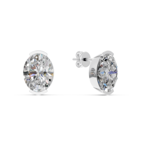 Pendientes de Oro Sólido de 14K, 9K, 10K y 18K con Diamante de Laboratorio de 10 Quilates, Certificado IGI, RJC, ODM, OEM, Fabricante de Joyería Fina Ética EA502310 - Product Image 2