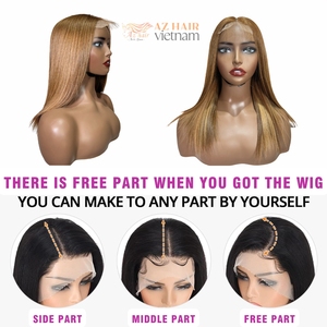 Wholesale Top Vietnamese Human Hair Wigs Bone Straight 2x6 Swiss Lace Wigs Glueless Ready To Ship - Product Image 5