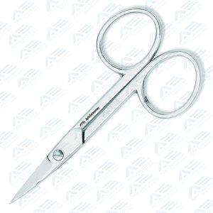 Ciseaux à ongles professionnels de haute qualité de 3.5mm d'épaisseur pour les sourcils et les cuticules Outil de toilettage en acier inoxydable durable pour les sourcils et les ongles - Product Image 4