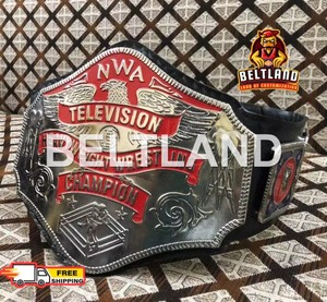 Cinturón de Campeonato de Lucha Libre Profesional NWA para Adultos, Aleación de Zinc, Forro de Cuero PU de 2mm/4mm, Personalizable, Cómodo y de Alta Calidad - Product Image 3