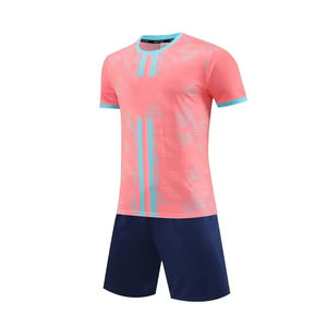 Uniformes de fútbol sublimados personalizados de fábrica OEM ODM, conjunto deportivo de última generación, 100% poliéster, camisetas de fútbol, conjuntos de entrenamiento de fútbol - Product Image 1