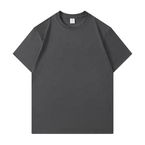 T-shirt de travail ample en tissu peigné pour homme, 100 % coton 230 g/m², blanc, anti-boulochage, formel, pour activités de football et de lenardage - Product Image 6