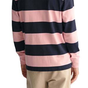 เสื้อรักบี้ปักโลโก้แบบกำหนดเองปี 2026 แขนสั้น สำหรับฤดูหนาว ผลิตจากโพลีเอสเตอร์ 100% ระบายอากาศได้ดี ไซส์พลัส ป้องกันแบคทีเรีย - Product Image 2