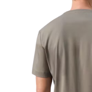 เสื้อยืดคอกลมแขนสั้นลำลองสำหรับบุรุษ ลายตัวอักษรด้านหน้า ระบายอากาศได้ดี แห้งเร็ว ผ้าฝ้าย ทรงปกติ สตรีทแวร์ฤดูร้อน 220 กรัม - Product Image 5
