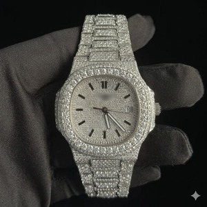 Montre Moissanite Diamantée Luxe Entièrement Automatique VVS Moissanite Diamantée - Product Image 5