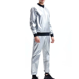 Hot Sale Durable Hooded Waterproof <b>Sauna</b> Suit for Weight Loss Sports Workout Men Women Cheap Nylon Polyester 2 Piece Set - Product Image 1