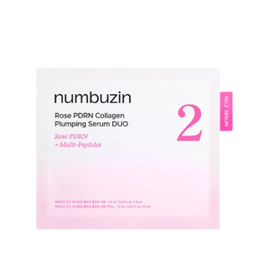 Soin de la peau coréen Numbuzin n°2 Rose PDRN Collagen Plumping Serum DUO - Soins de la peau coréens, Sérum Duo au Collagène PDRN, Hydratant pour le visage - Product Image 1