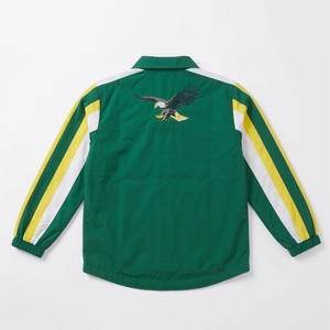 RTS High Demanding Custom Logo Green Yellow White Men's Nylon <b>Wind</b> <b>Breaker</b> Shorts Sets Vintage Outwear Men Set Streetwear Jacket - Product Image 3