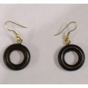 Vente en gros de boucles d'oreilles pendantes en bois faites à la main AYAANS CREATIONS AC pour femmes, style tendance chrétien pour mariage, fabrication d'échantillons OEM - Product Image 4