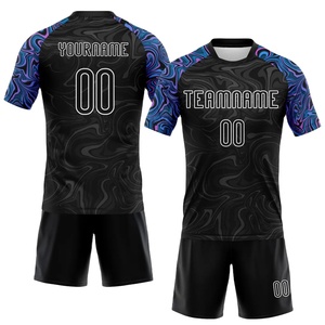 Camiseta de Fútbol Personalizada con Transferencia Térmica, Manga Corta, Cuello Redondo, Absorbe la Humedad, 100% Poliéster, para Adultos, Todas las Temporadas - Product Image 5