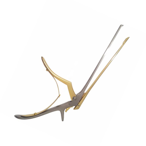 Rongeur Kerrison Desmontable de Alta Calidad, Fácil de Limpiar, Punzón Óseo con Mango Dorado, Instrumento de Neurocirugía para Laminectomía Espinal - Product Image 2