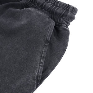 Shorts de sport pour hommes personnalisés avec logo, respirants, en maille, avec cordon de serrage, 100% coton, motif uni, été, plage, décontracté - Product Image 4