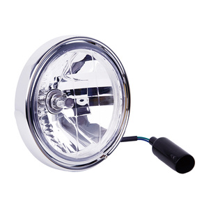 motorcycle headlight bulb JY-20M1 Front Motorcycle Headlight for ZR400 <b>H4</b> Diamond Standard <b>H4</b> Bulb - Product Image 1