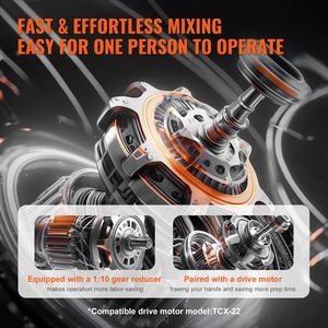 Mélangeur de viande manuel en acier inoxydable de 120 livres - Product Image 3