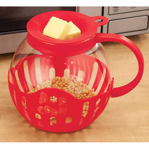 Olla para Palomitas de Maíz para Microondas de Vidrio con Tapa de Silicona - Product Image 3