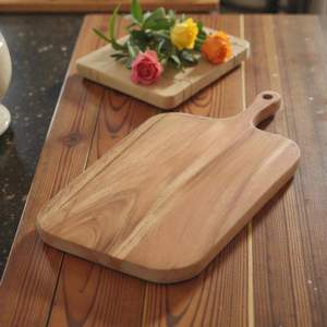 Tabla de Cortar de Madera de Primera Calidad, 1.3 cm de Grosor, Diseño Duradero, Fácil de Limpiar, No Tóxica, Apta para Lavavajillas, Forma Rectangular para - Product Image 6