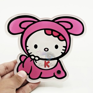 แผ่นติดขนตาปลอมแม่เหล็กติดกระเบื้องทำจากอะคริลิคแผ่นติดขนตาสำหรับเด็กลาย Hello Kitty - Product Image 1