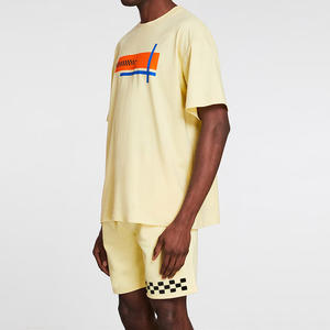 Conjuntos cortos de verano para hombre, traje deportivo, camiseta con pantalones cortos a juego, camiseta y pantalones cortos para hombre, conjuntos de 2 piezas para hombre - Product Image 4