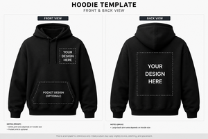 DISEÑA TU PROPIO SUDADERA con capucha hecha de poliéster, algodón o mezcla de poliéster/algodón, en tejido French Terry o Fleece, con ajuste personalizado, estampado, bordado o diseño. - Product Image 3