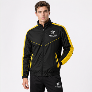 SALSTAR SPORTS Top Trending <b>Men</b> Winter Streetwear Color Blocking Puffer <b>Jacket</b> <b>Lightweight</b> <b>Waterproof</b> All Sizes Available Casual - Product Image 1