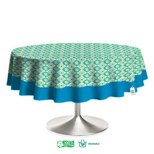 Printed Pure Cotton <b>Table</b> <b>Cover</b> Woven Fabric <b>Waterproof</b> Oilproof Elegant Dining Kitchen Decor - Product Image 2