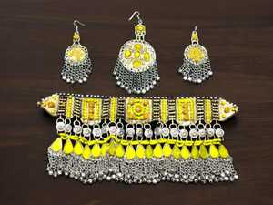 OEM Service Personalized Top Trending Afghan Necklace <b>Sets</b> With Earrings Affordable Price Afghani Jewellery for Girls & Women - Product Image 3