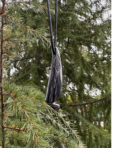 Silbato de Cuerno de Búfalo Hecho a Mano, Ecológico, de la Mejor Calidad, con Cordón de Cuero Estilo Animal, Pulido - Product Image 5