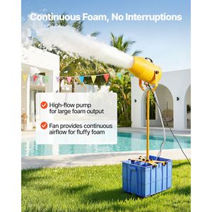 16.40 ft Spray Distance Foam Cannon Party Machine 74QT Water Tank Stable Vertical 9.84 ft <b>Pool</b> Tools & <b>Accessories</b> - Product Image 3