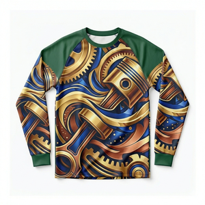 Camiseta de Pesca Personalizada por Sublimación, 100% Poliéster, Transpirable, de Secado Rápido, Antibacteriana, Absorbe la Humedad, Protección UV, Ligera - Product Image 5