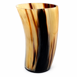 Vaso de Vidrio Artesanal SOFIYA CRAFT, Material Orgánico Pulido, Cuerno Natural, Forma Natural, Rústico, Ecológico, Tamaño Personalizado, para el Hogar - Product Image 1