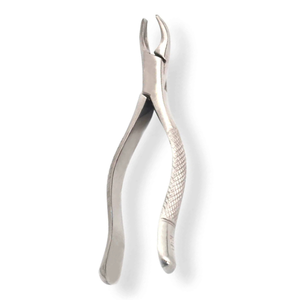 Forceps d'extraction dentaire # Instrument d'extraction manuel des molaires supérieures en acier inoxydable chirurgical 18D, poignée ergonomique, CE - Product Image 2