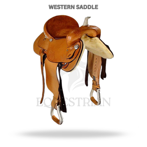 Western Saddle Horse Riding Saddle Equestrian <b>Equipment</b> - Product Image 2
