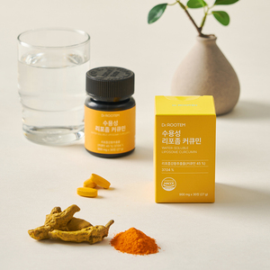 DR.ROOTEM Curcumina Liposomal Soluble en Agua, Extracto de Cúrcuma Grado JP, Tableta Coreana Antiinflamatoria, Suplemento OEM - Product Image 2