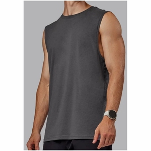 Débardeur surdimensionné pour hommes, dernier design, sans manches, service OEM, fabricant de haute qualité, prix bas. - Product Image 4
