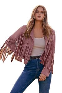 Nueva Chaqueta de Cuero Clásica para Mujer OEM 2025, Relleno de Algodón de Alta Calidad, Oferta de Invierno/Otoño, Superventas - Product Image 3