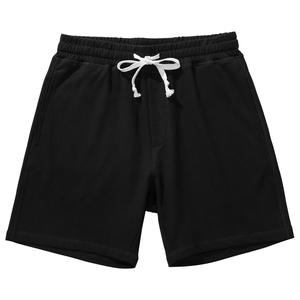 Pantalones Cortos Deportivos de Algodón para Hombre, de Color Sólido, con Cordón Ajustable, Cintura Media, Tejido Transpirable - Product Image 4