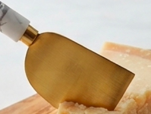 Marble Handle <b>Cheese</b> <b>Knife</b> <b>Set</b> Gold Tone Stainless Steel Reusable <b>Cheese</b> Tools For Serving Use Events And Hotel Use - Product Image 5