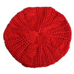 Gorro de punto grueso personalizado de acrílico OEM unisex ajustable con bordado 3D a rayas para invierno, estilo holgado y grueso - Product Image 3
