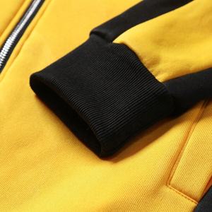 Chaqueta de poliéster amarilla para hombre Original 2025 100% de alta calidad con elegante chaqueta Bomber de cuero hecha a medida para hombre - Product Image 5