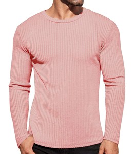 T-shirt thermique à manches longues personnalisé, en coton doux de qualité supérieure, fabricant de vêtements OEM, marque privée, vente en gros - Product Image 6