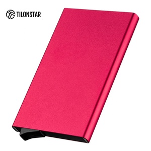 TILONSTAR TWM110, el más nuevo, personalizado, Delgado, minimalista, de aluminio, ID de negocios, Pop Up, tarjetero para regalar - Product Image 2