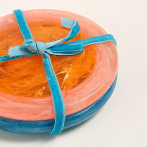 <b>Top</b> Quality Customize Square Round Epoxy Wood <b>Resin</b> Coaster With Holder Set kitchen accessories <b>resin</b> by fashion craft india - Product Image 5