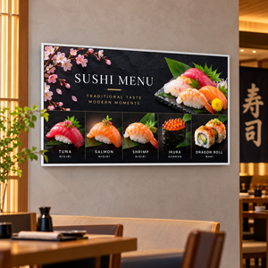 Affichage numérique mural de 46 pouces, écran commercial, menu numérique, écran LCD Full HD, écran publicitaire - Product Image 3