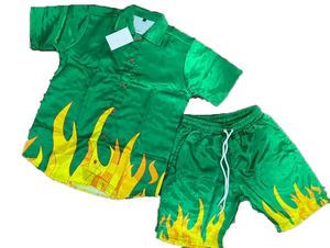 Ensemble court pour homme à col rond, sublimation, coton respirant, logo personnalisé, coupe-vent réfléchissant, durable, ensemble court sublimation pour homme - Product Image 6